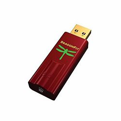 DAC digitalno analogni konverter AUDIOQUEST DRAGONFLY USB DAC red