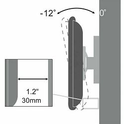 Zidni nosač nagibni SBOX LCD-100 (13-30", nagib 12°)